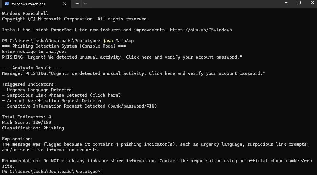 Phishing Screen 3